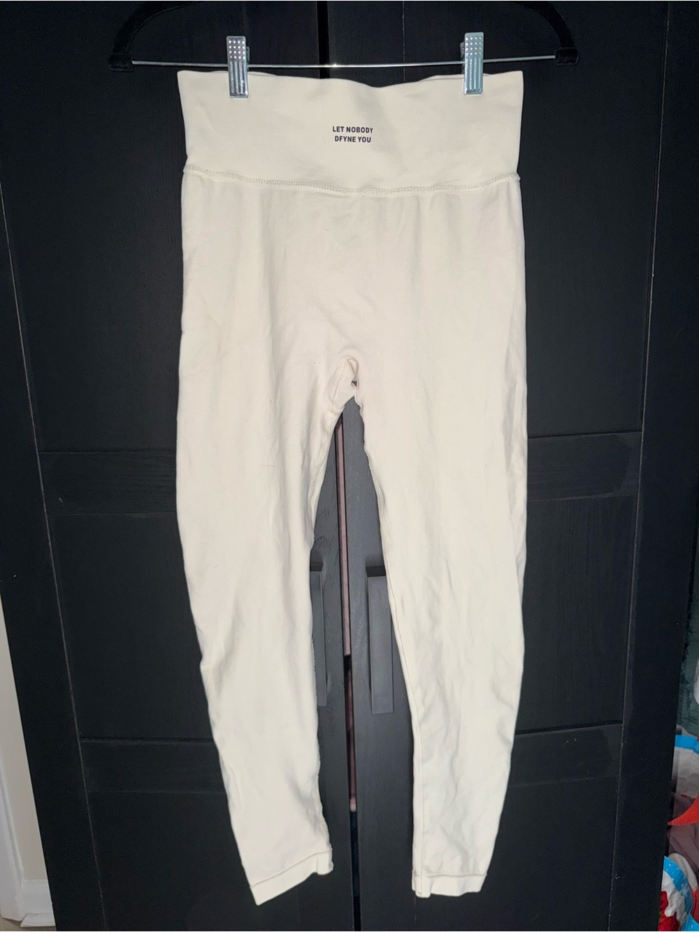 DFYNE White/Cream Leggings